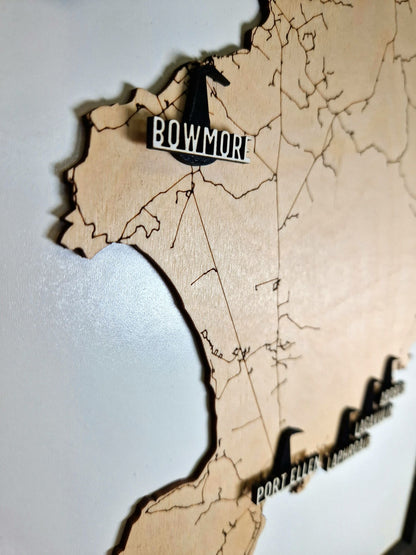 Islay Whisky Distilleries Map