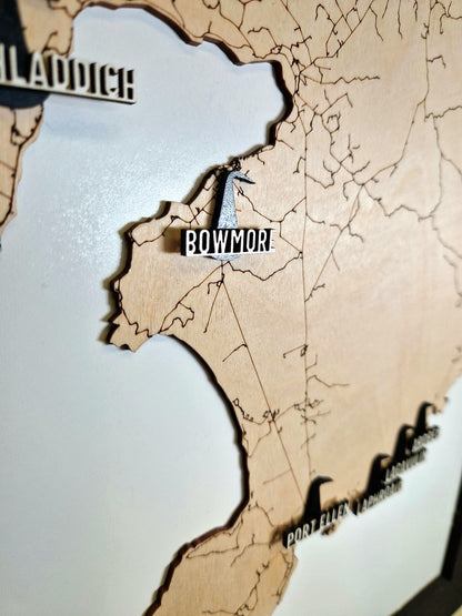 Islay Whisky Distilleries Map