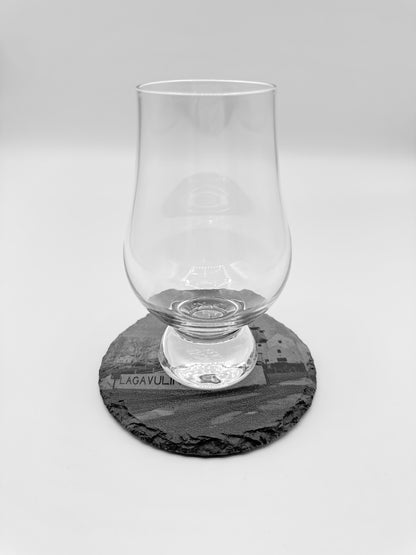 Lagavulin Distillery Photo Slate Coasters, Set of 4